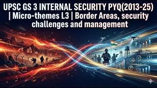UPSC GS 3 Internal Security  PYQ(2013-25) | Micro-themes L3 |  Border Areas, challenges & management