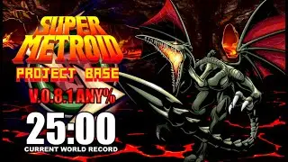 Super Metroid: Project Base v0.8.1 | Любой % скорости прохождения за 25:00 (0:18) [МИРОВОЙ РЕКОРД]