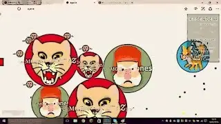 Agar.io Gameplay with MGR Members ( Bad Score: 1.7k)