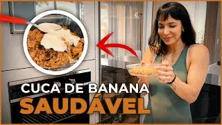 Cuca de Banana FIT e FÁCIL - Carol Borba