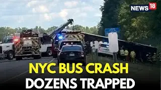 LIVE | Tour Bus Crashes In Genesee County, New York, Leaving Dozens Injured | US News | N18G