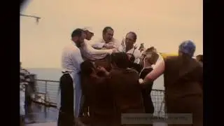 HMS Ajax crossing the line Oct 1975 v4