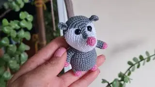Tlacuache o zarig&uuml;eya | patr&oacute;n a crochet | tejido a crochet