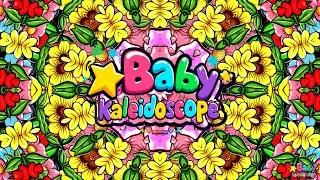 Flower Pattern Baby Kaleidoscope Visuals with Soothing Lullaby Music, Sensory Video