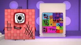 Numberblock Puzzle Tetris Game 100 ASMR HORROR VERSION Fanmade Animation
