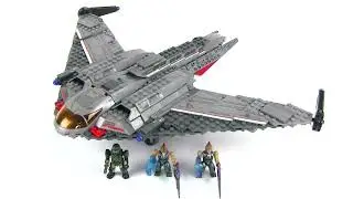 Обзор бомбардировщика UNSC Shortsword Mega Bloks Halo 96835! Набор 2010 года 20140123