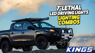 Adventure Kings 7'' Lethal LED Driving Lights Combos & Packs