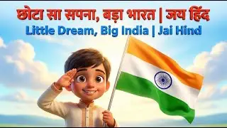 छोटा सा सपना | Little Dream Big India | Patriotic Kids Song
