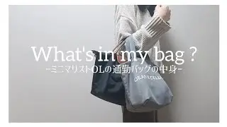 【ミニマリスト】平日通勤バックの紹介