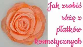 ВИРУСНАЯ РОЗА ИЗ КОСМЕТИЧЕСКИХ ПОДУШЕЧЕК КАК ЖИВАЯ #handmade #tutorial #rose #flowers #viralvideo