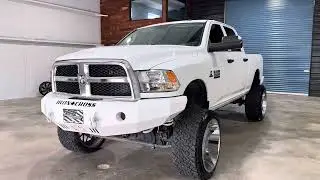 2018 Ram 2500 Cummins Diesel, Lifted on 24s