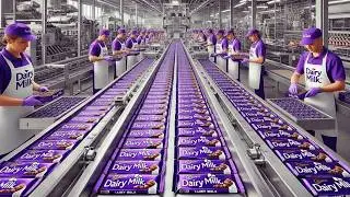 Inside the Cadbury Chocolate Factory &ndash; Dairy Milk Bar Production (Full Process)