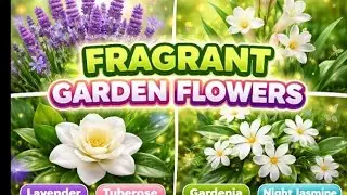 4 Fragrant Garden Flowers You Must Know😊