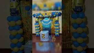 Minion Birthday theme for kids 😍💛