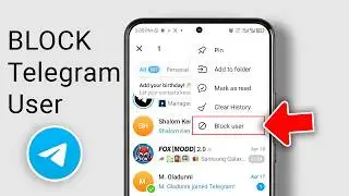Stop Unwanted Messages — Block Users in Telegram
