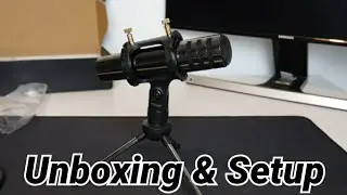 EIVOTOR 3.5mm Microphone Unboxing & Setup