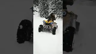 Can-am💥 la zăpadă! ❄🏔💪