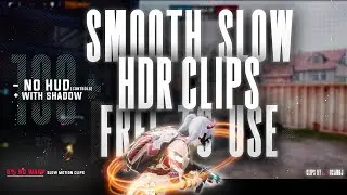 Free To Use PUBG HDR Slow Motion  Clips (8%) || NO HUD || 60 FPS || 100+ Clips || Password Protected