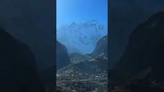 The killar mountain 🏔️ #rakaposhi #gilgitbaltistan #travelwithsawan #mountains #nature #travel