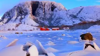Tur bak Torghatten. Vinterversjon
