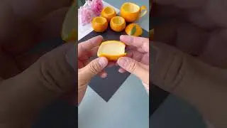 You can use orange peels to make a small teapot that can be poured with water. It&rsquo;s so fun, give i