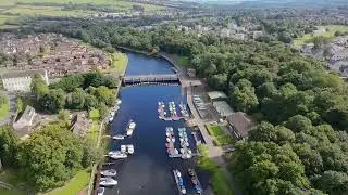 Drone footage of river Leven and balloch, Loch Lomond #drone #scotland #lochlomond #dronevideo 