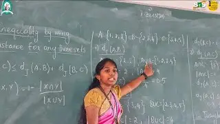 Triangle inequality using Jaccard Distance | MFDA | SNS Institutions