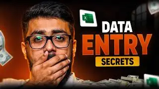 Best Excel Data Entry Trick To Earn 1000Rs/Day | Data Entry Work on Excel 2024