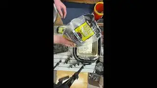 Making Pine Pitch Glue - Filtering Raw Sap