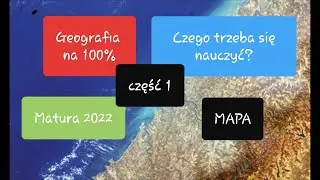 Matura 2022 1. Mapa    @Geografia na 100 %