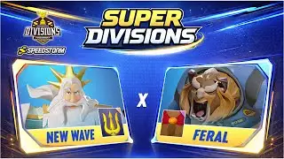 New Wave vs Feral - Super Divisions - Week 1 - Disney Speedstorm