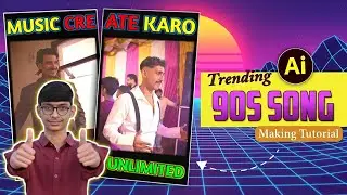 How To Covert 90s Ai Song | Convert Any Song 90s | Trending On Instagram 🔥@RajPhotoEditingMuchMore 