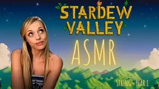 ASMR gaming - Stardew Valley ~ building my first farm! - soft spoken, keyboard sounds, clicking