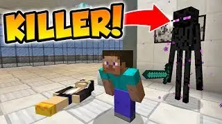 BEING THE MURDERER AS AN ENDERMAN! (Minecraft Murder Mystery)