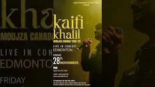 We welcome Kaifi Khalil to Edmonton #music #kahanisuno #Canada #concert