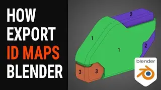 Экспорт ID карт из Blender в Substance Painter
