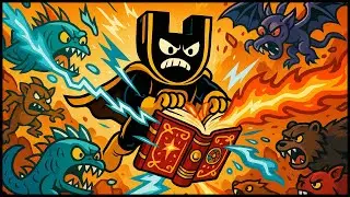 Un LIBRO con PODERES MAGICOS destruyendo HORDAS de ENEMIGOS