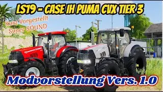 LS19/FS19 🚜 Case IH Puma CVX Tier 3 [ Vers. 1.0] Kurz Vorgestellt (DE)