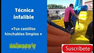 Como limpiar castillos hinchables - Trucos para limpiar hinchables de forma profesional ⭐