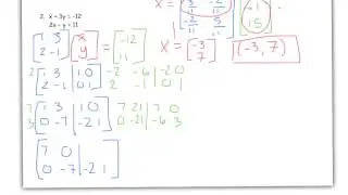 M308 Ch 5B Solving Systems Using Inverse Matrices