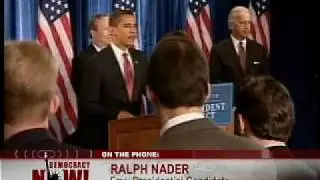 Ralph Nader and Medea Benjamin Obama Democracy Now! (1 of 2)