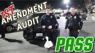 1st Amendment Audit PASS with the Citrus Heights Police Department, Man was let go with an Active W