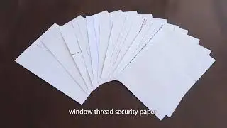 #Security Paper#Watermark Paper#Security Thread Paper#Security Fiber Paper#Food Wrapping Paper