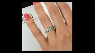 1.50 carat Radiant Cut Diamond Engagement Ring
