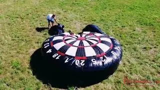 Aufbau Fu&szlig;ball Dart / XXL Dart / Football Dart Ballknall.de