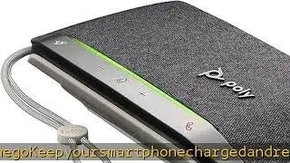 Poly - Sync 20 Bluetooth/USB-A Speakerphone - Personal Portable Speakerphone - Noise & Echo Reducti