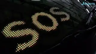 JDVOOTD COOL CAR Custom Programmable Car Led Sign - Flexible&nbsp;Led Sign - Bluetooth APP Control