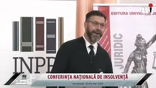 Discursul domnului Constantin Adrian STOICA din cadrul Conferinței naționale de insolvență Constanța