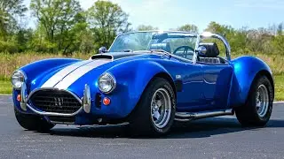 1965 Shelby Cobra Replica 460ci V8 By West Coast Cobra Moto Walk-around Video