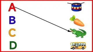 ABC Worksheet For Class  LKG | Match The Letters With Pictures | English Matching Worksheet,ABC 16/2